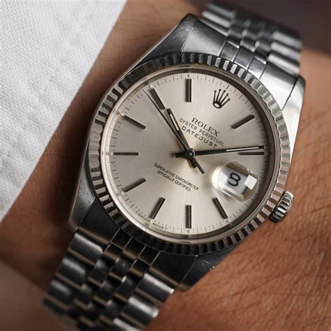 rolex datejust ref 16234|Rolex Datejust 36 tuxedo dial.